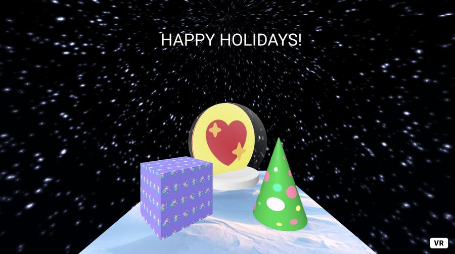 Make a VR greetings card in just a few steps